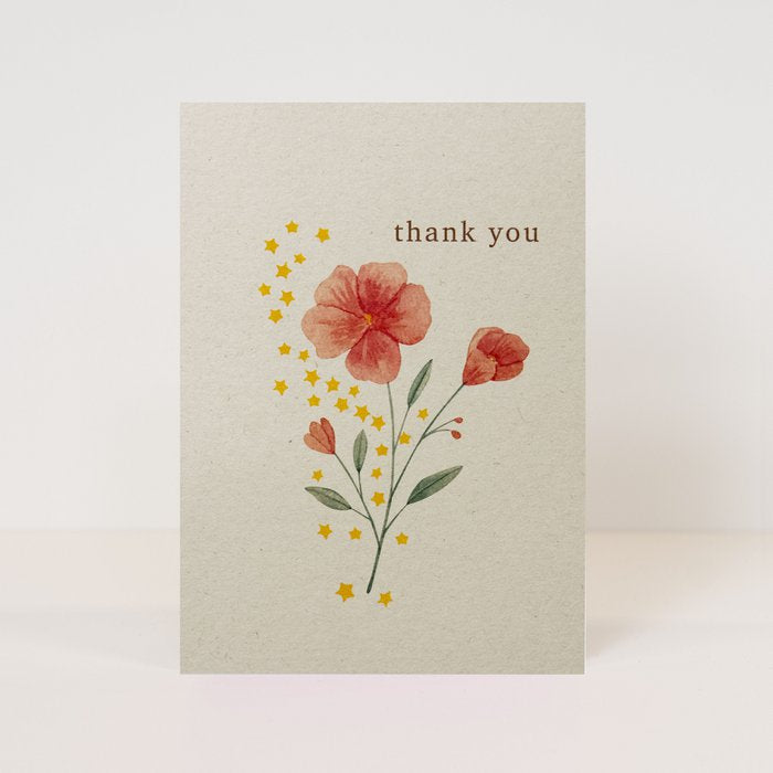 Postcard ‘thank you’