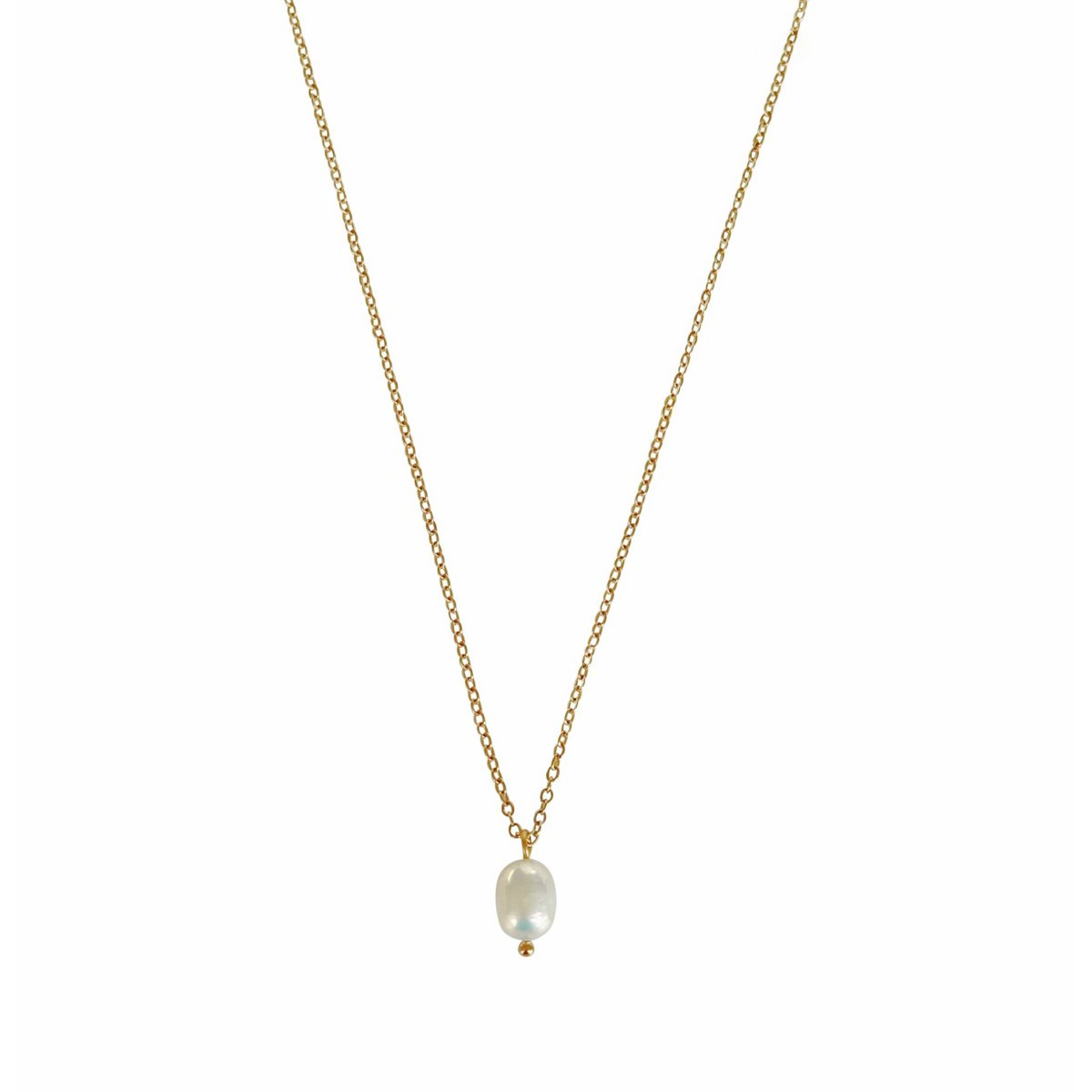 Klassieke Parel Ketting - Goud