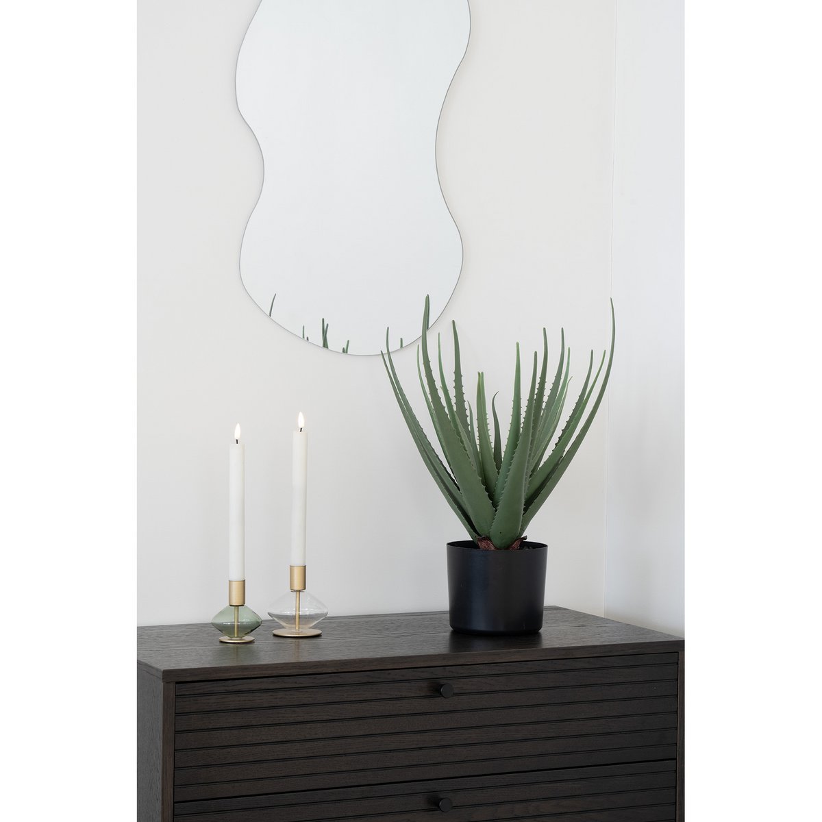 Kaarshouders - Goud/groen - Set van 2