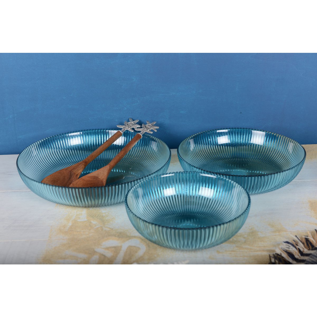 Turquoise kom 20,5 cm