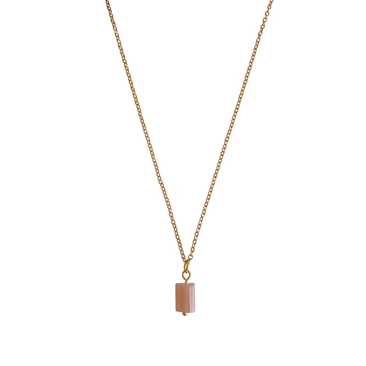 Zonnesteen Ketting - Goud