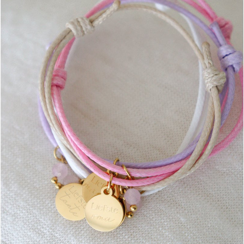 Armband Liefste Mama - Kies Kleur - Goud