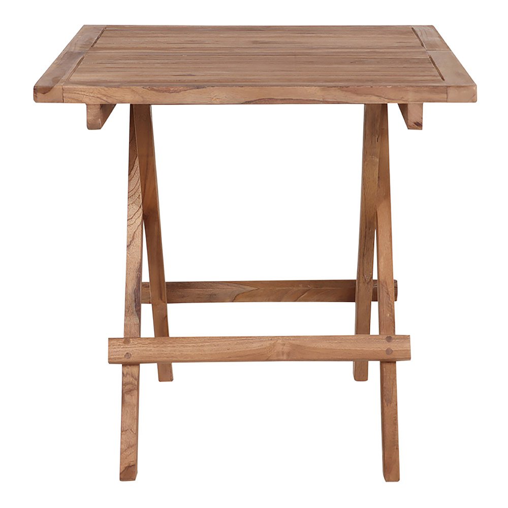 Bilbao Bijzettafel - Natuurlijk, Teak, 50x50x50 cm