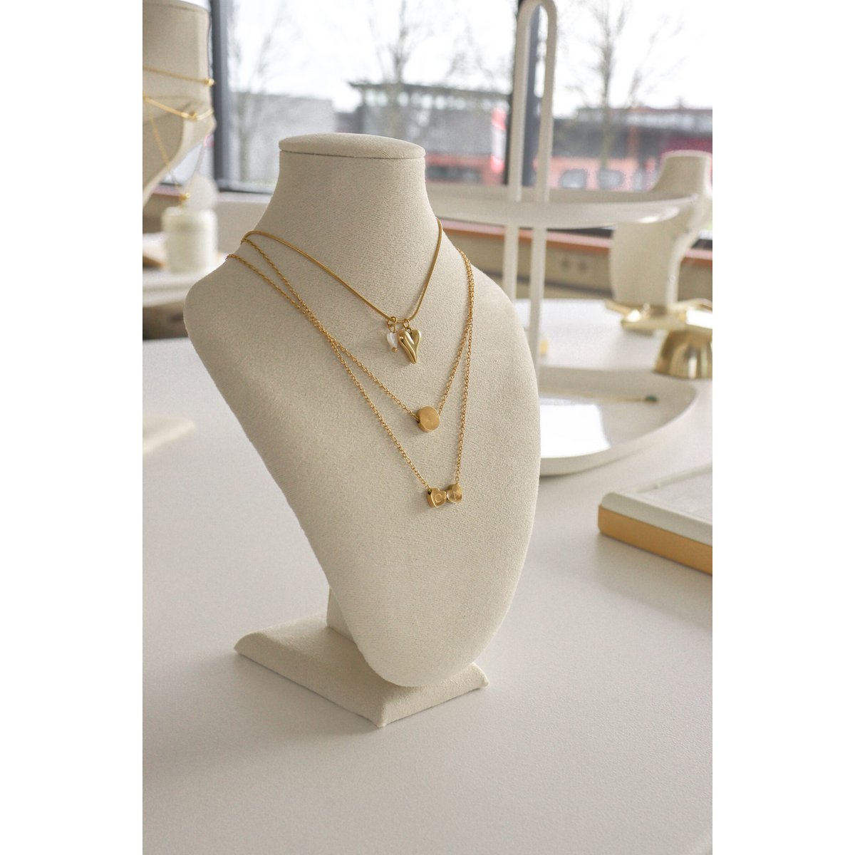 Hartjes Collier - Goud