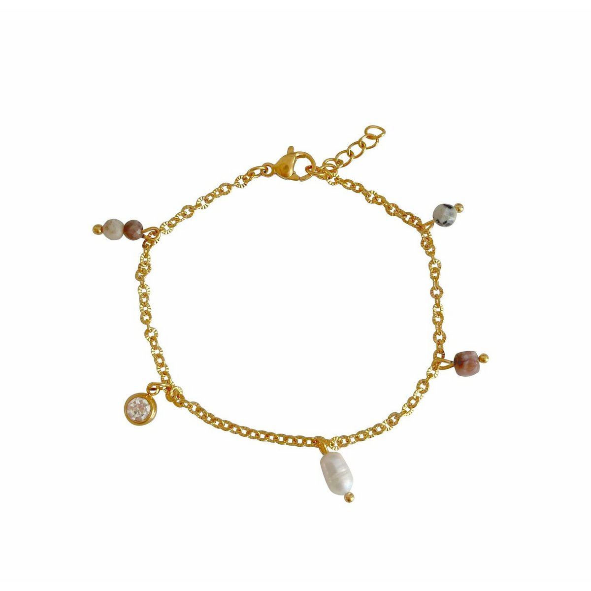 Bescherming Edelsteen Armband - Goud