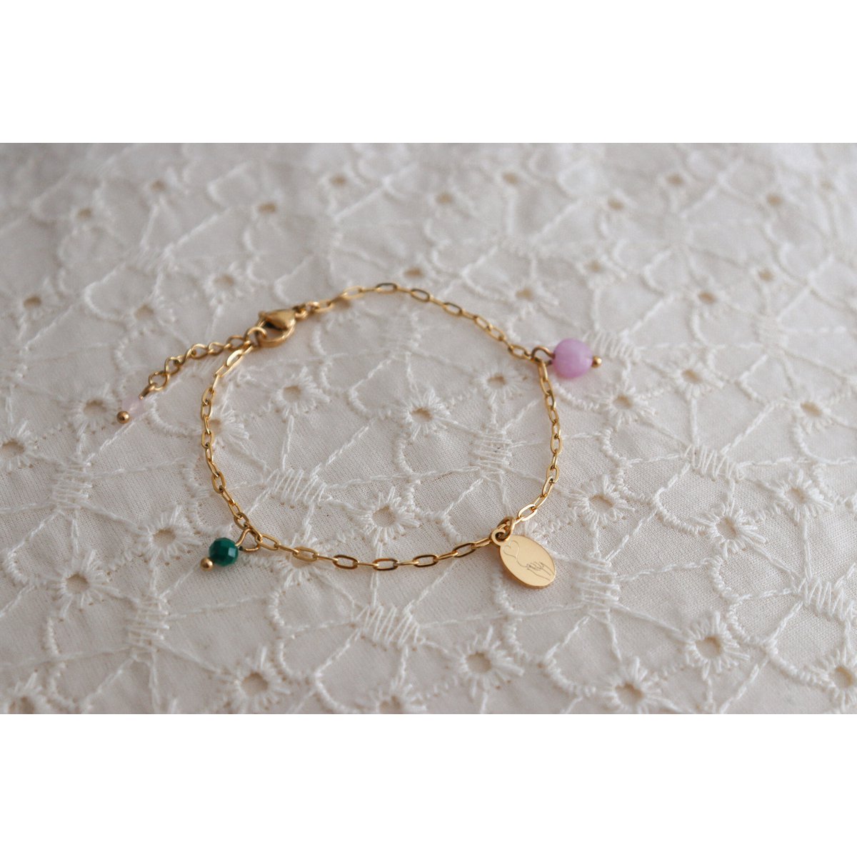 Hart Onder De Riem Armband - Goud