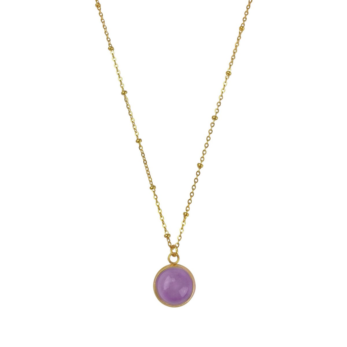 Ketting Amethist Steen - Goud