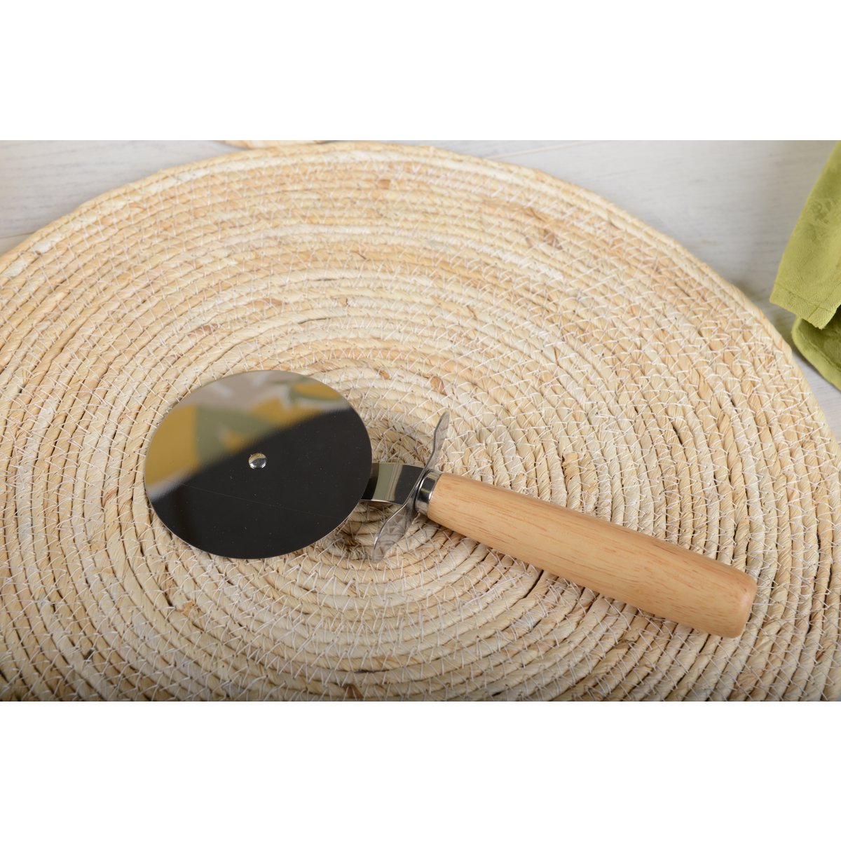 Roestvrijstalen pizzasnijder