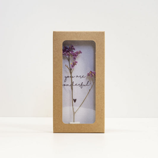 Little box dried flower - Wonderful