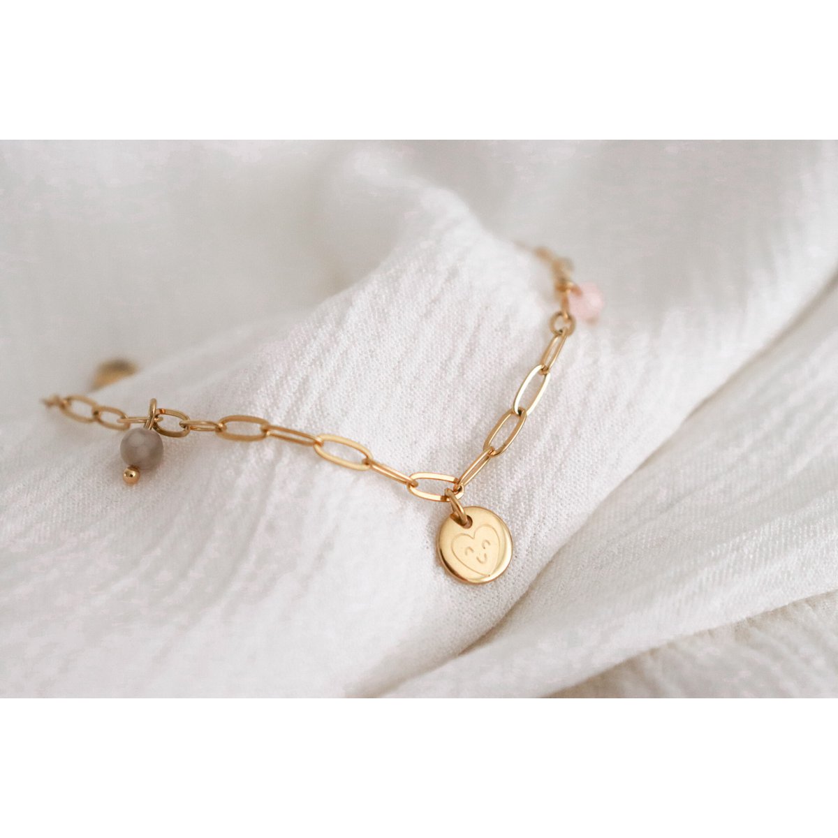 Happy Armbandje - Goud
