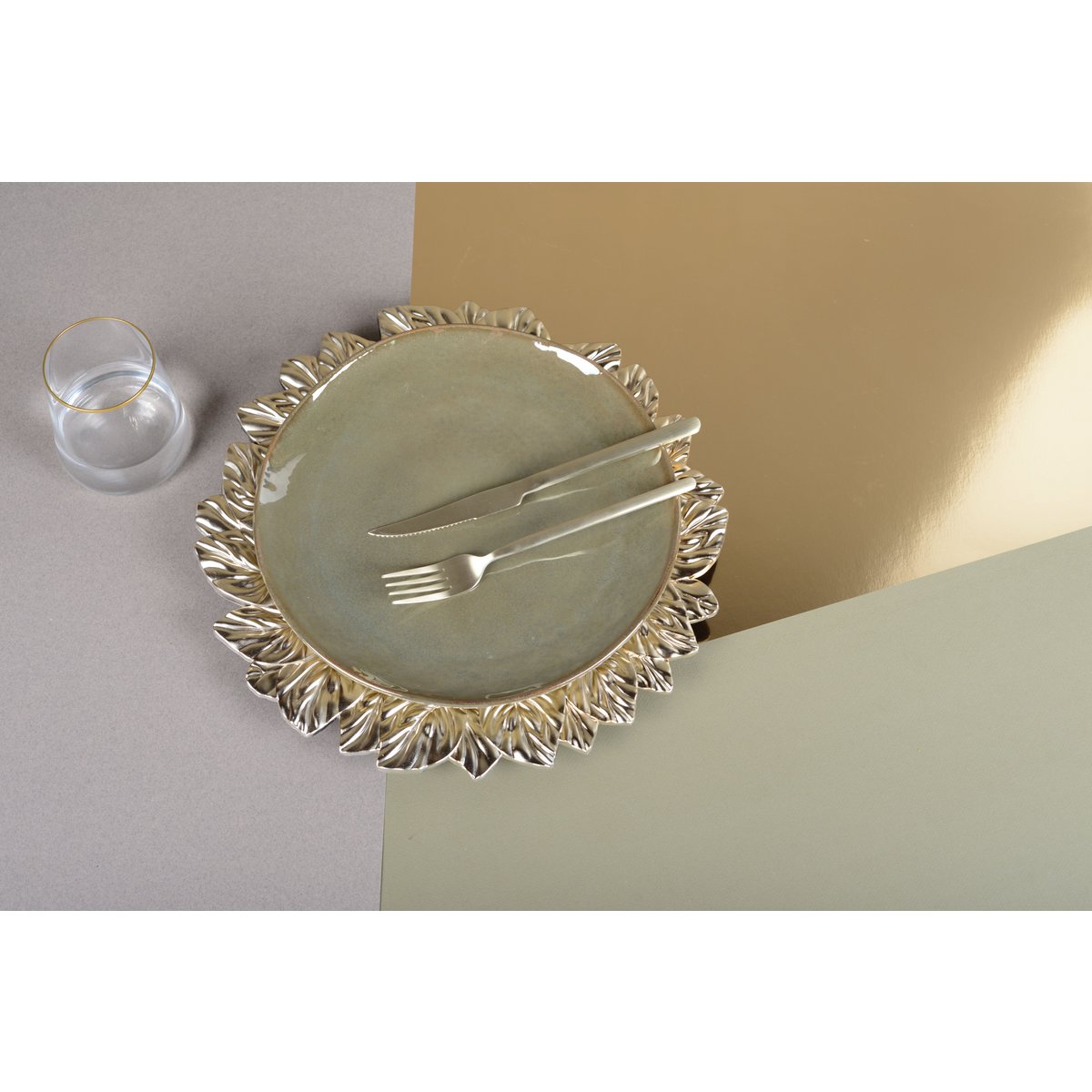 ZILVER MATTE KEUKENGEREI - 24 STUKS