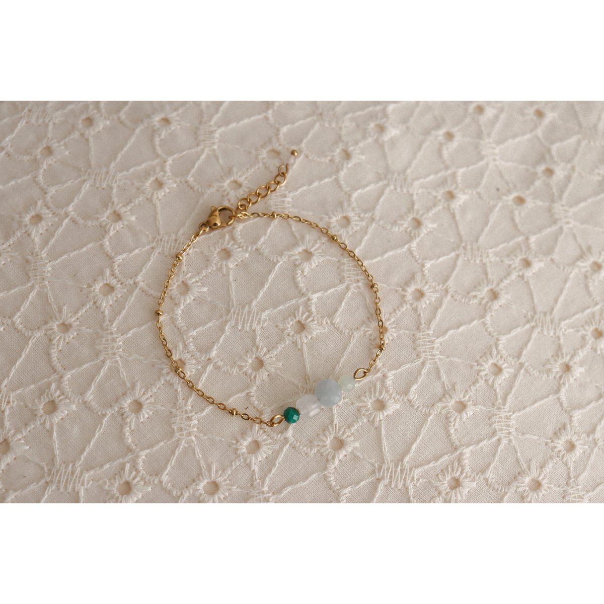 Positief & Liefdevol Armbandje - Goud