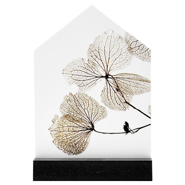 🏡 Huisje met Gedroogde Bladeren – Decoratief Forex Bord