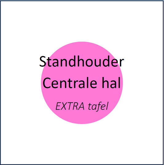 Standhouder Centrale hal | extra tafel