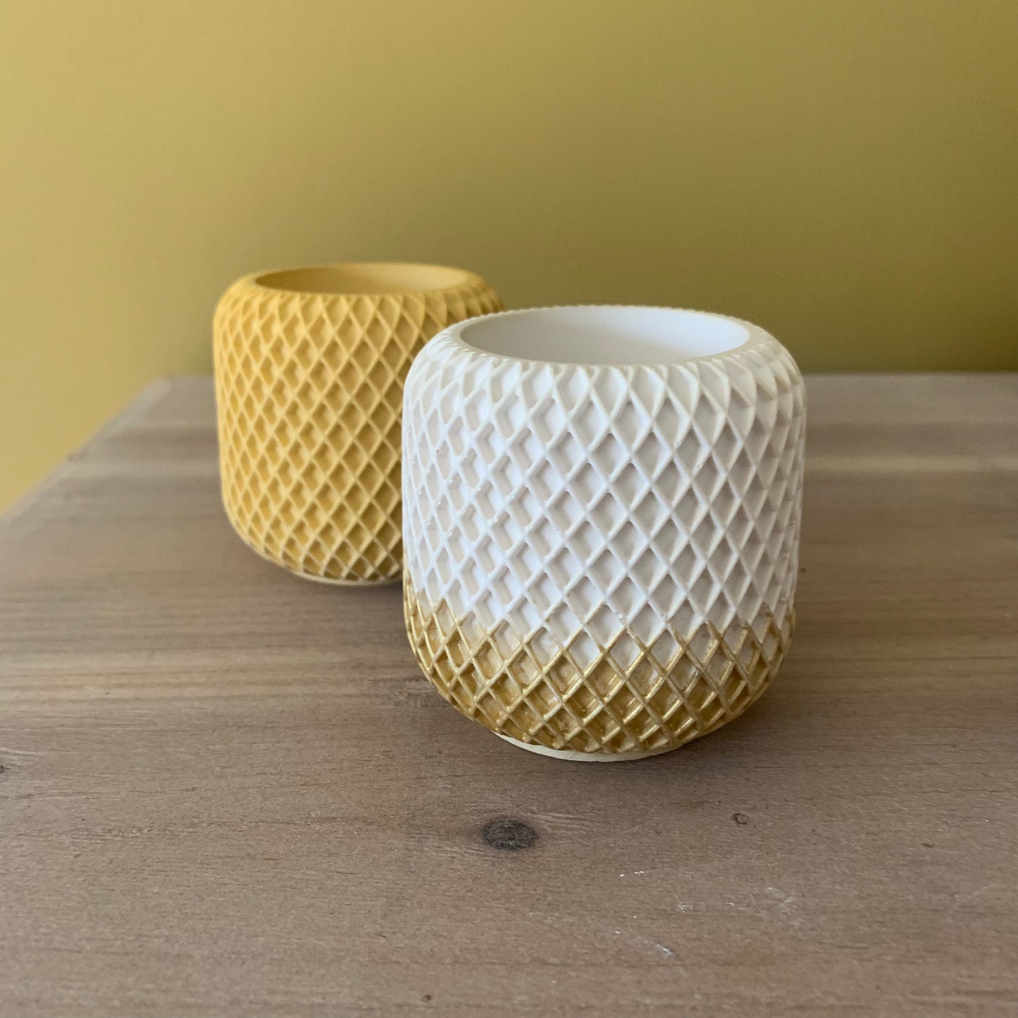 Homemade bloempotje - verschillende kleuren