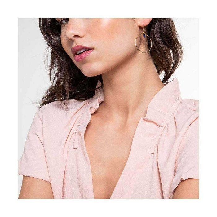 Oorbellen in Lapis ‘Véro’