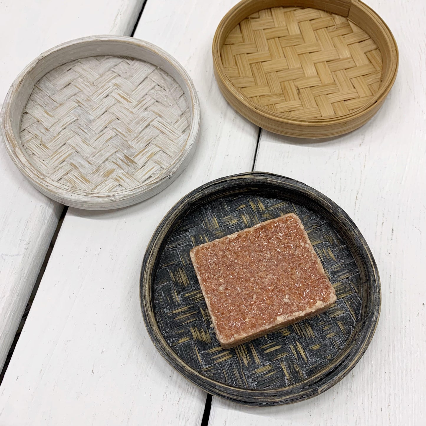 Amberblok met rasp in jute zakje "Voor de liefste...."