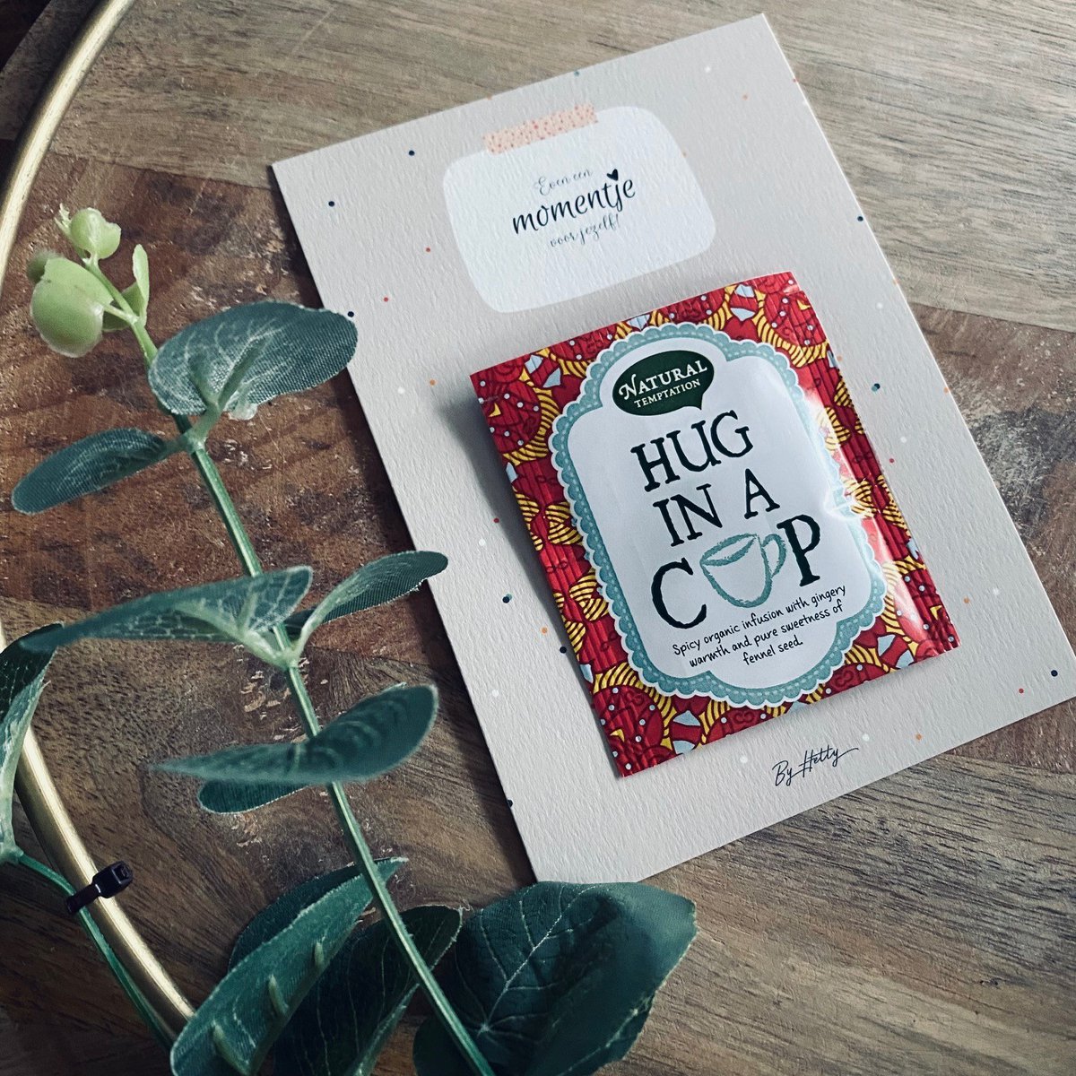 Thee kaart "Even een momentje voor jezelf"