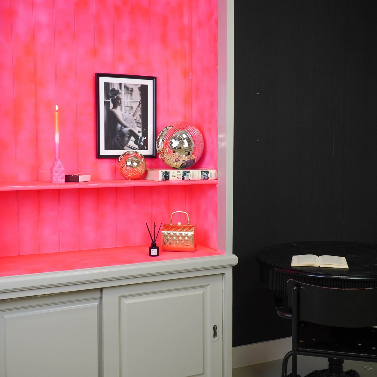 Kerstdecoratie - Kersthanger - Discobal - Schuim - Goud - 25x25x25cm