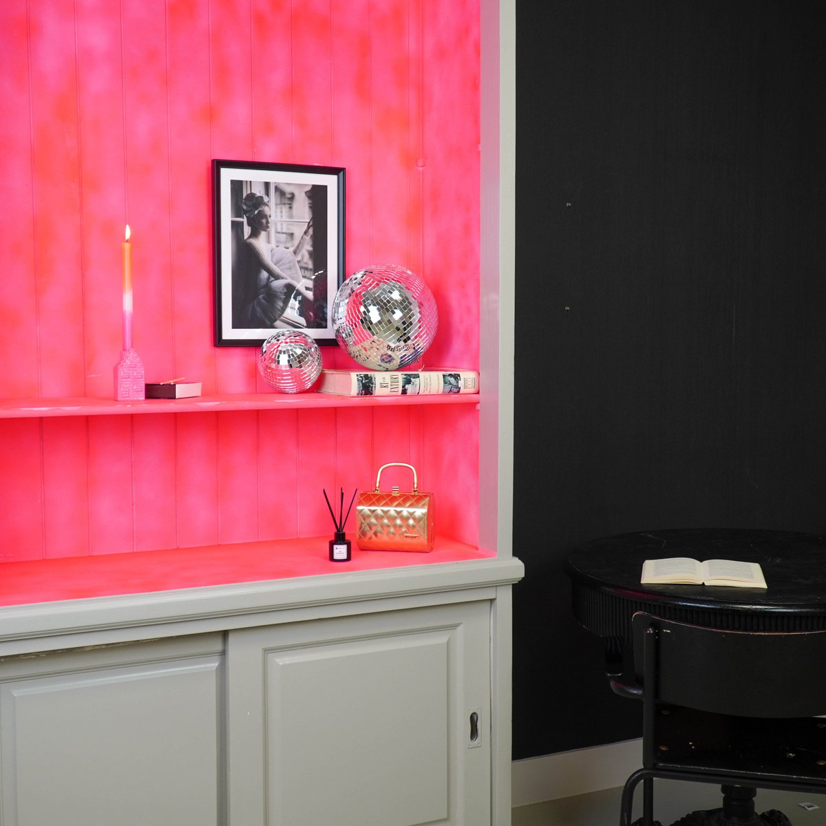 Kersthanger - Discobal - Schuim - Zilver - 25cm