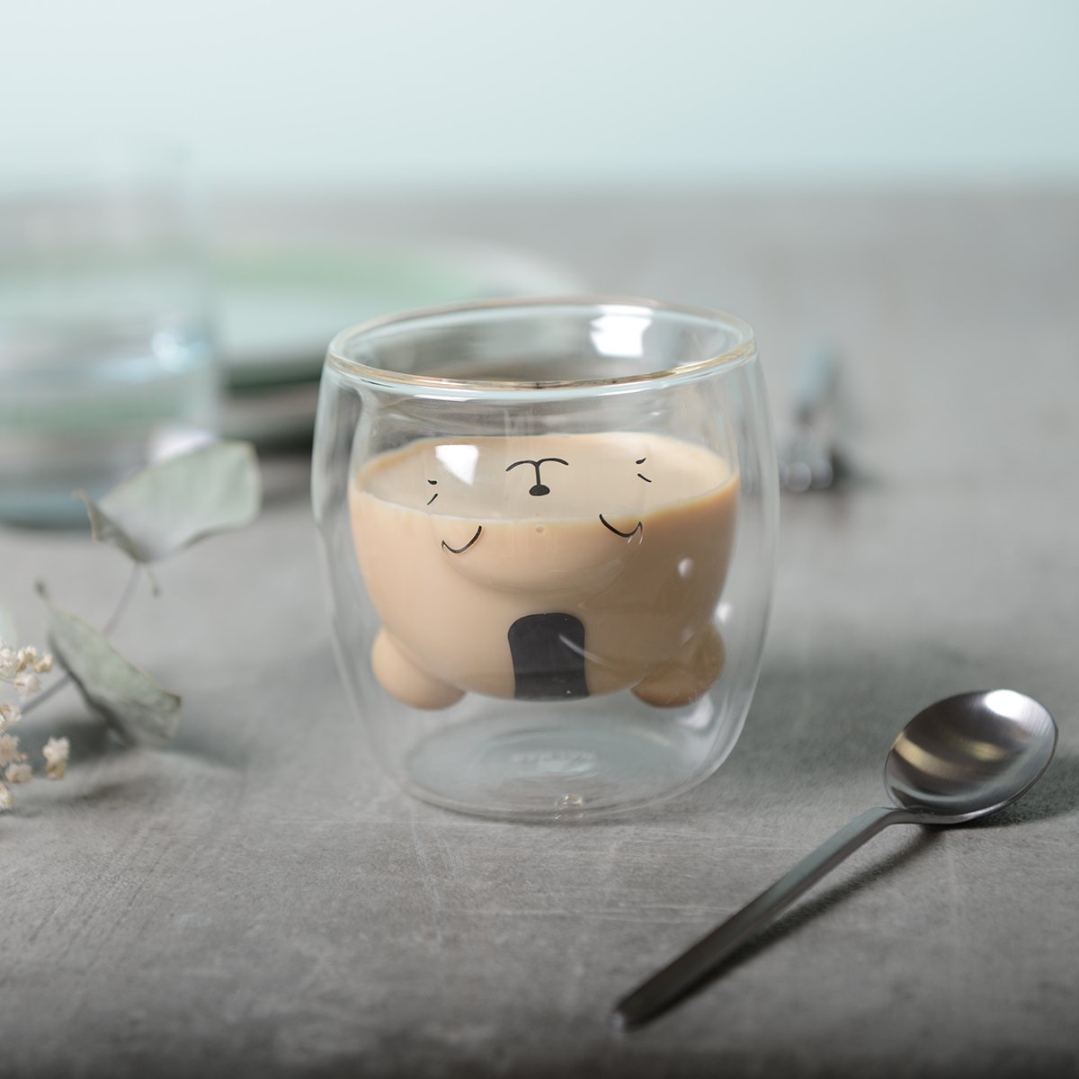 SET 2 DUBBELE WANDKOPJES 250ML