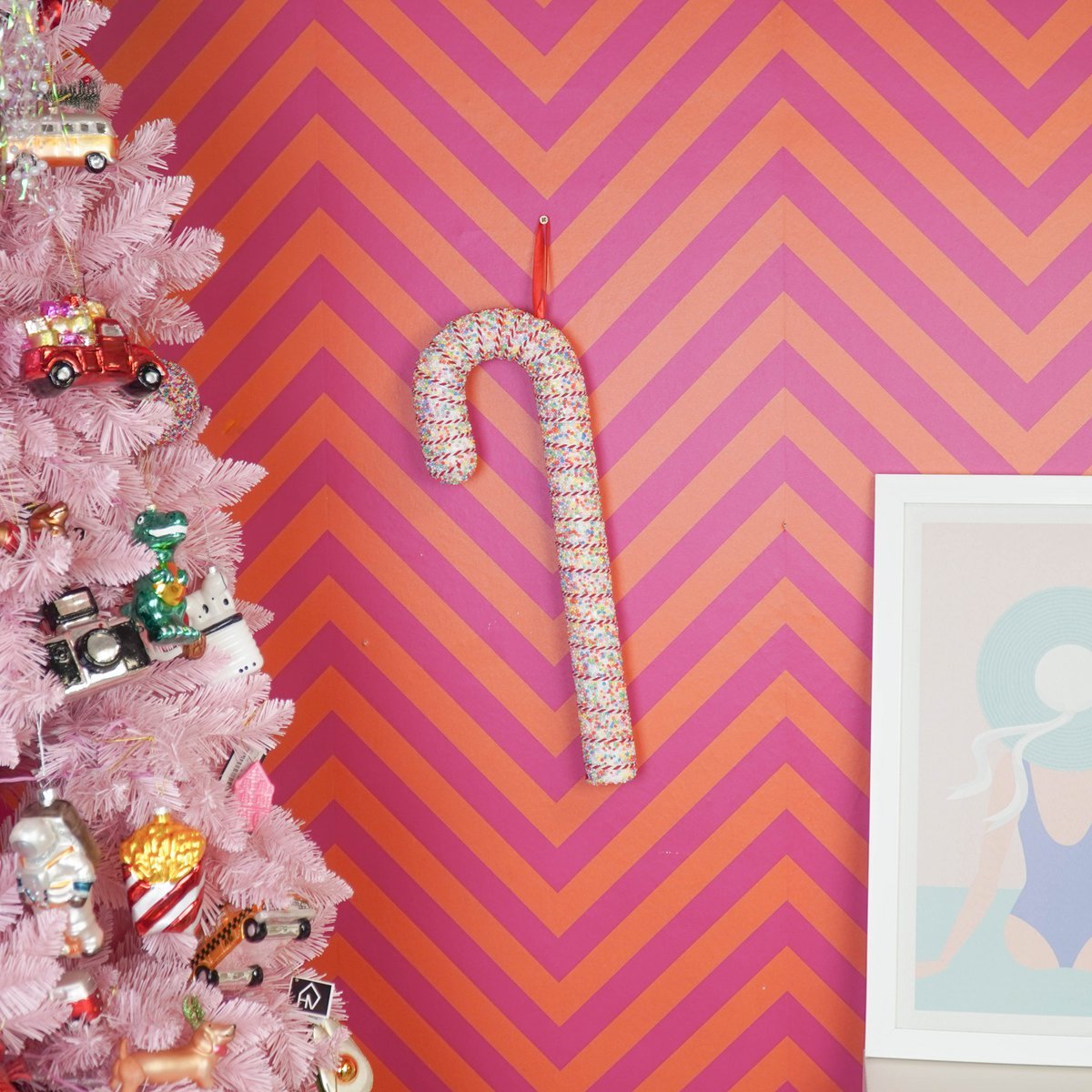 Kerstdecoratie - Snoepgoed - 52cm