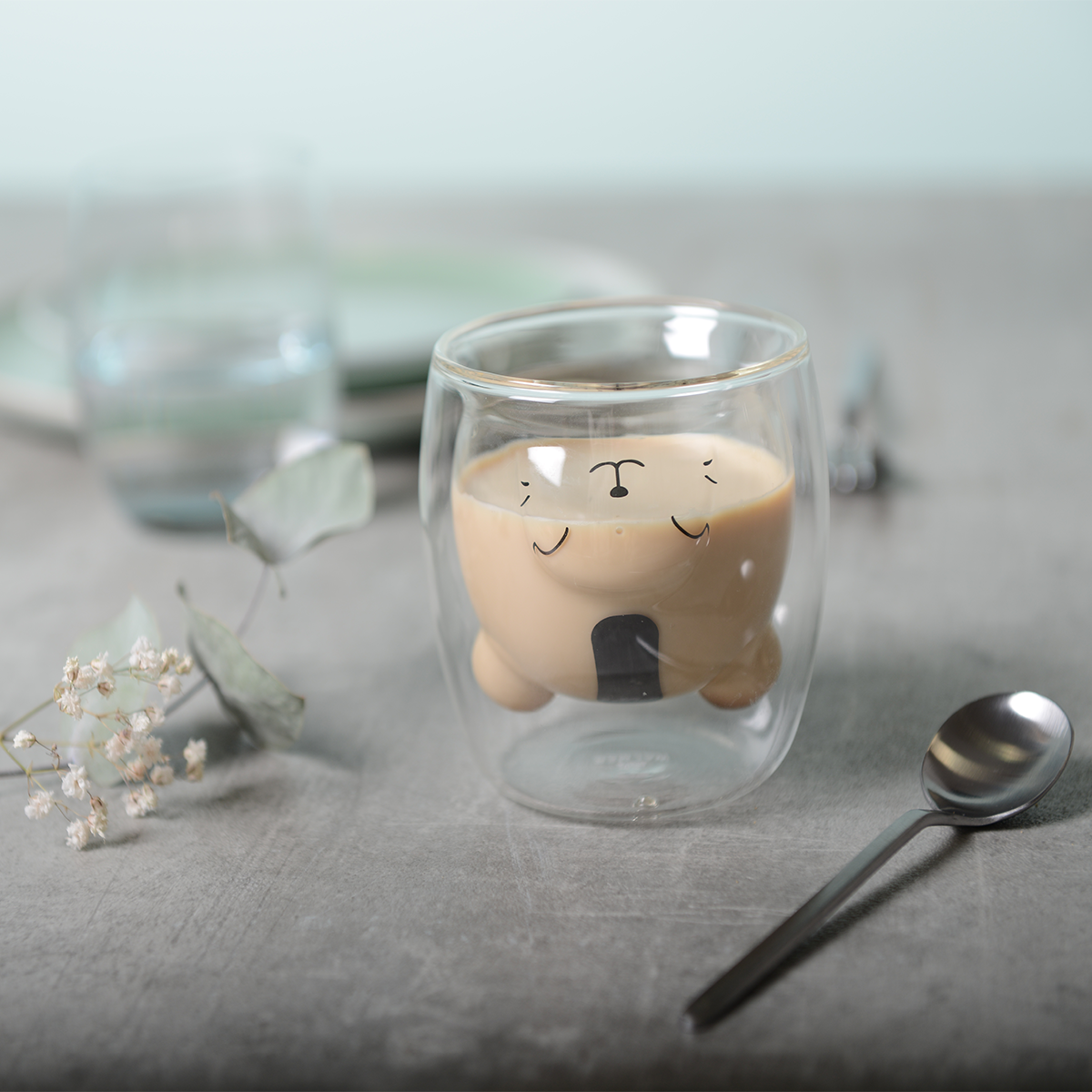 SET 2 DUBBELE WANDKOPJES 250ML