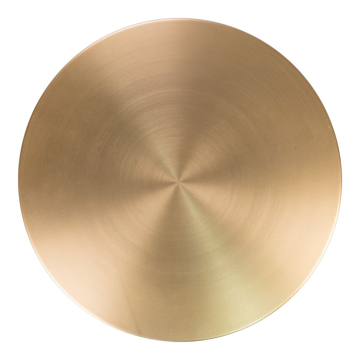 Lecco Bijzettafel - Messing/Marmer, Marmer, Staal, 51x52cm
