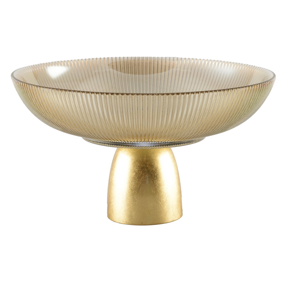LUXE GOUDEN SCHAAL OP VOET