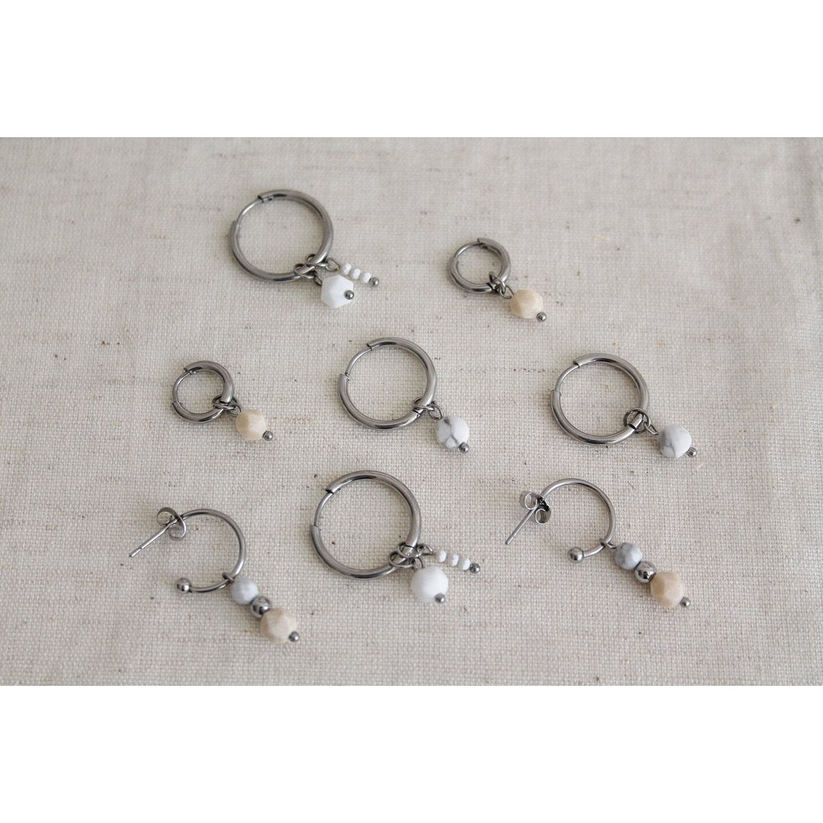 Oorringetjes Howliet & Jade - Zilver