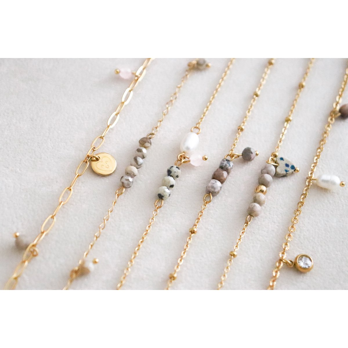 Bescherming Edelsteen Armband - Goud