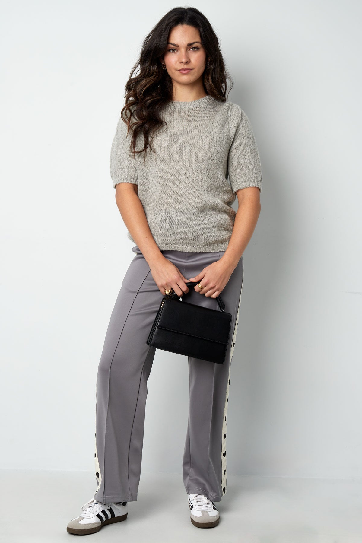 Korte Mouw Top Gebreid Achterknoop - Meerdere kleuren