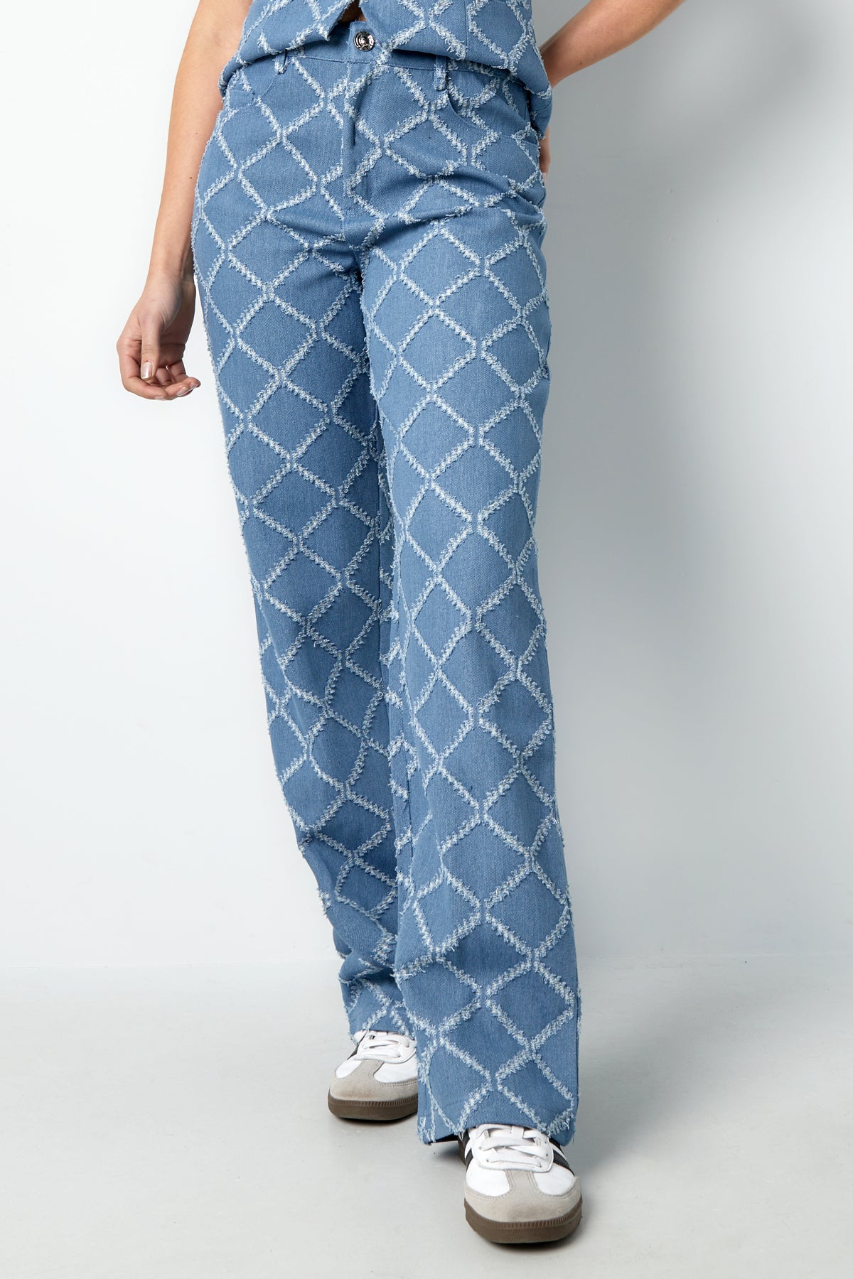 Rechte Broek Plaid Casual - Meerdere kleuren