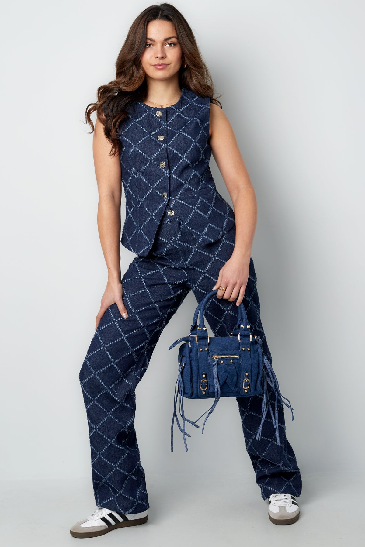 Rechte Broek Plaid Casual - Meerdere kleuren