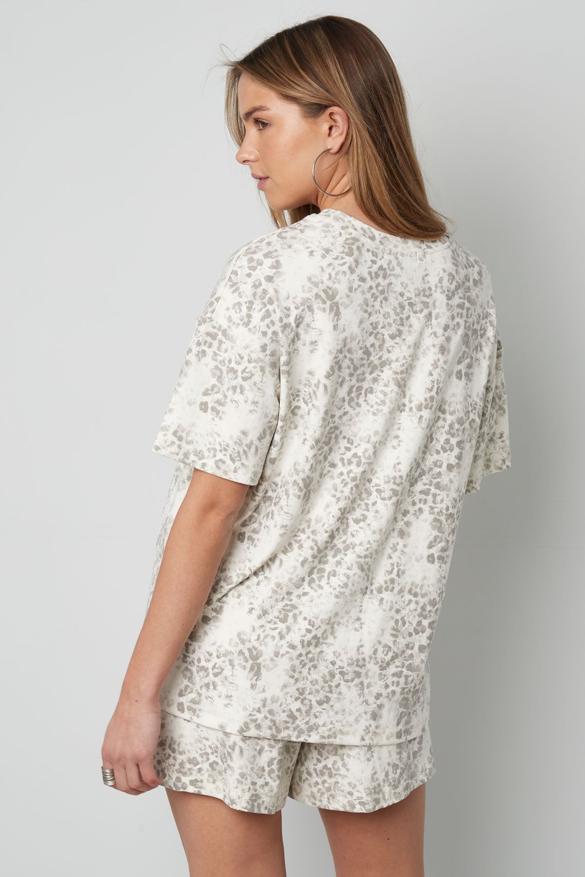 T-shirt Oversized Luipaardprint - Meerdere kleuren