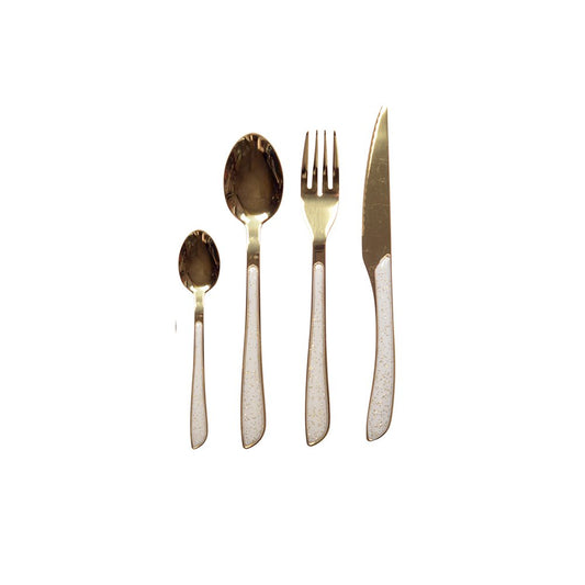 GOUDEN BESTEK MET GLITTER - 24-DELIG