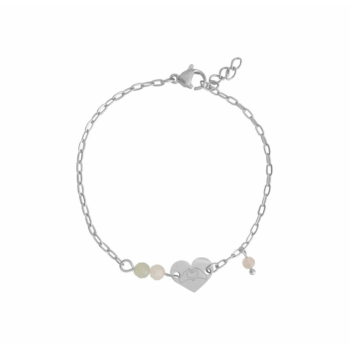 Armbandje Liefde & Support - Zilver