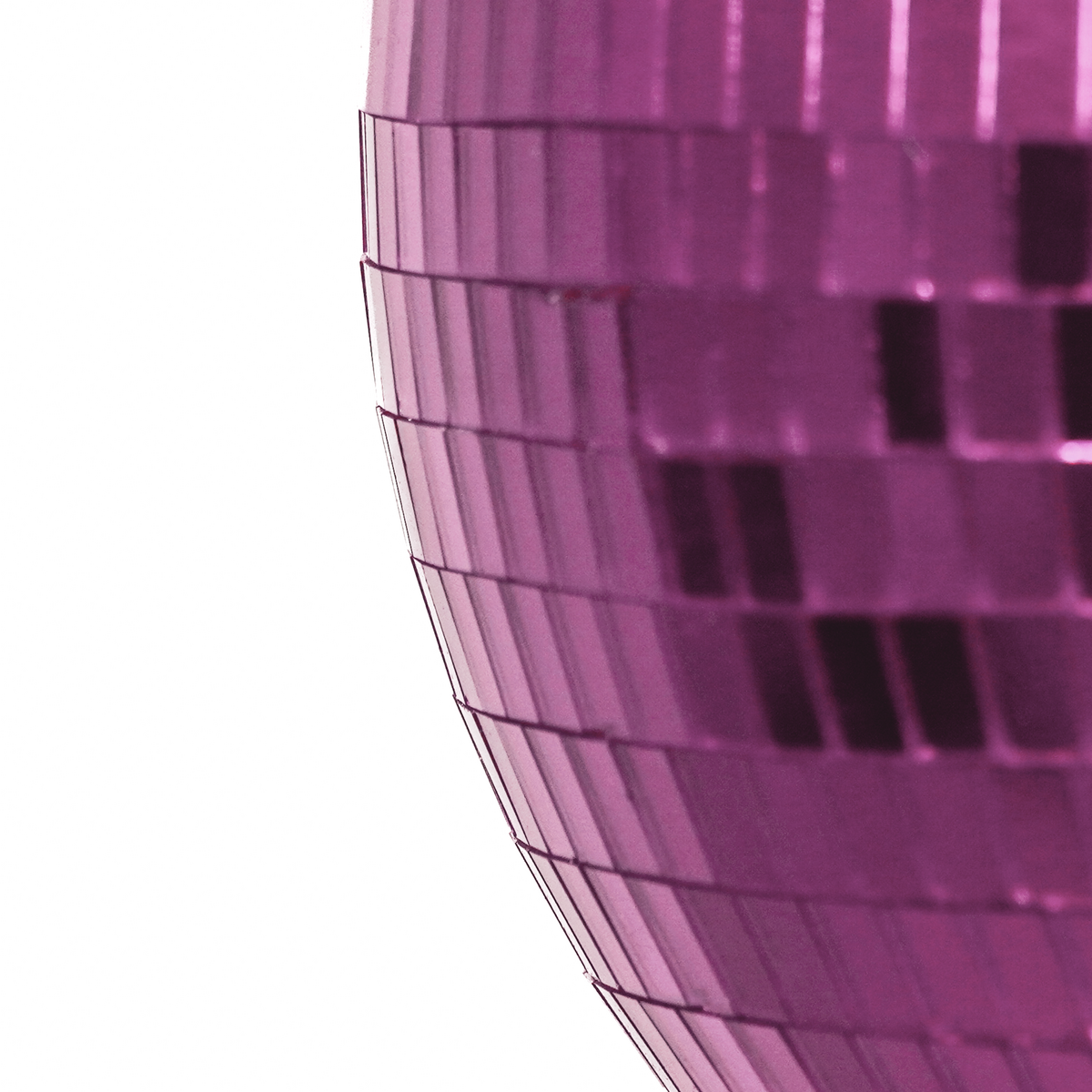 Kerstdecoratie - Kersthanger - Discobal - Foam - Roze - 30x30x30cm