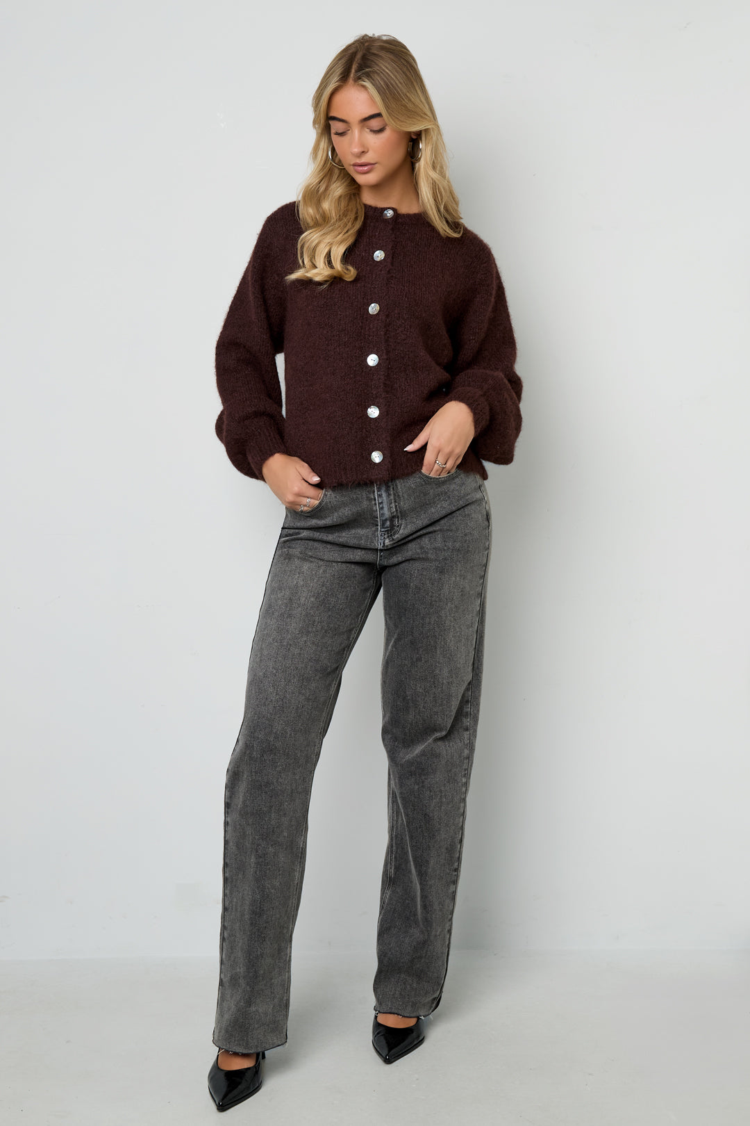 Cardigan Casual Solide - Meerdere kleuren