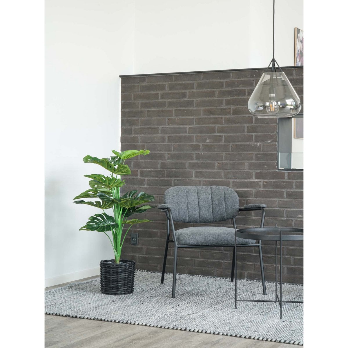 Monstera - PE-kunststof - 90 cm