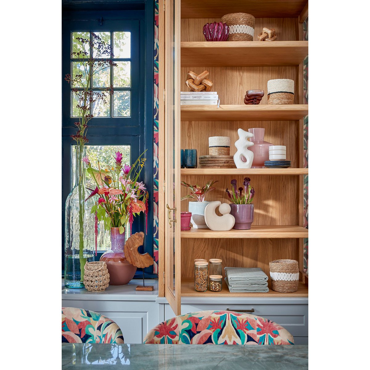 Home Woondecoratie - L21 x B9 x H20 cm - Keramiek - Beige