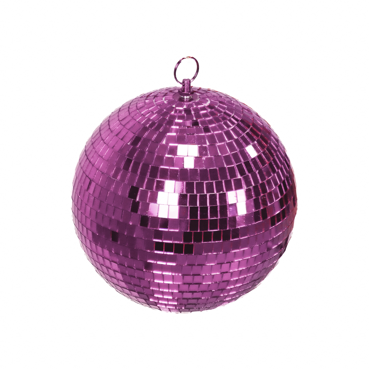 Kerstdecoratie - Kersthanger - Discobal - Foam - Roze - 20x20x20cm