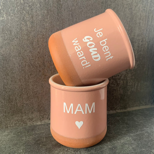 Bloempot rosé