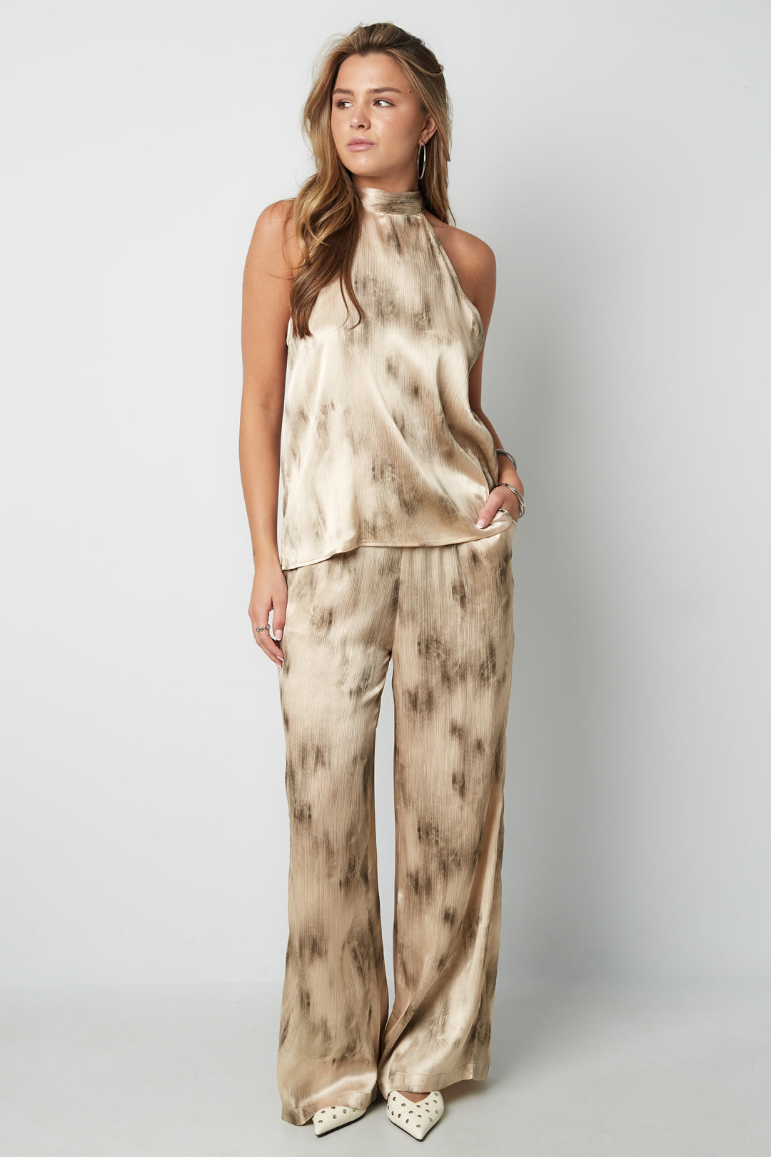 Wide Leg Broeken Tie-dye