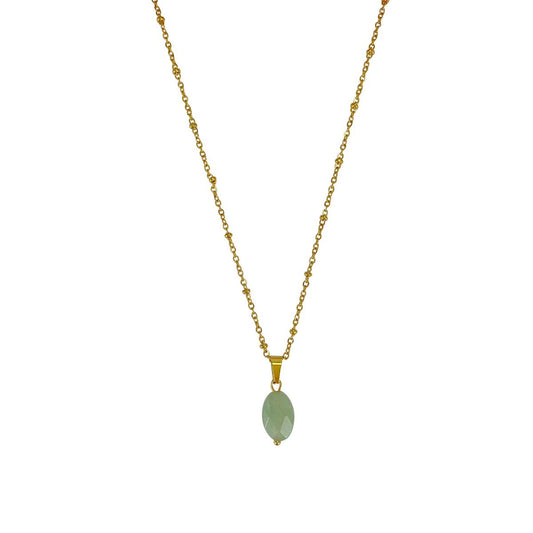Ketting Aventurijn Facet - Goud