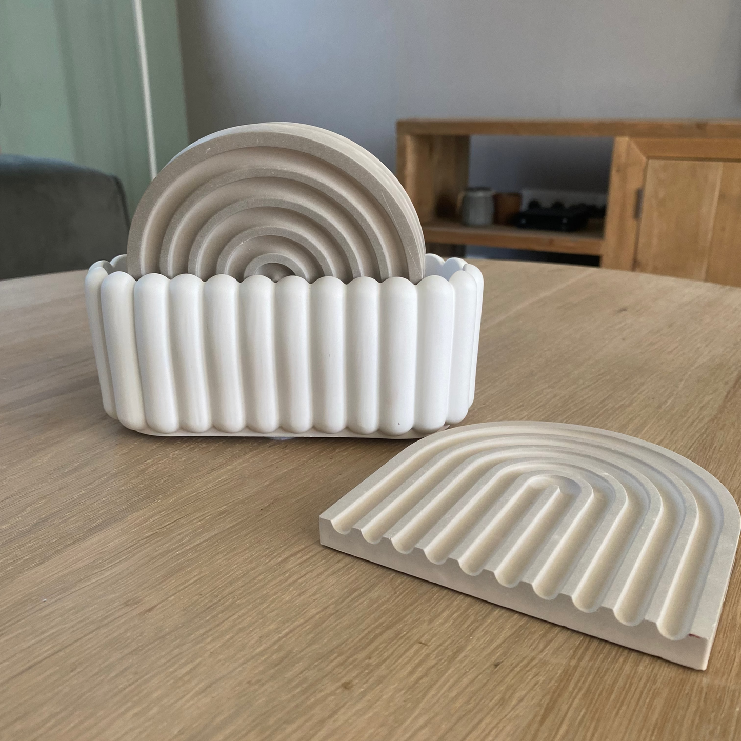 Design porseleinen rib houder – handgemaakt