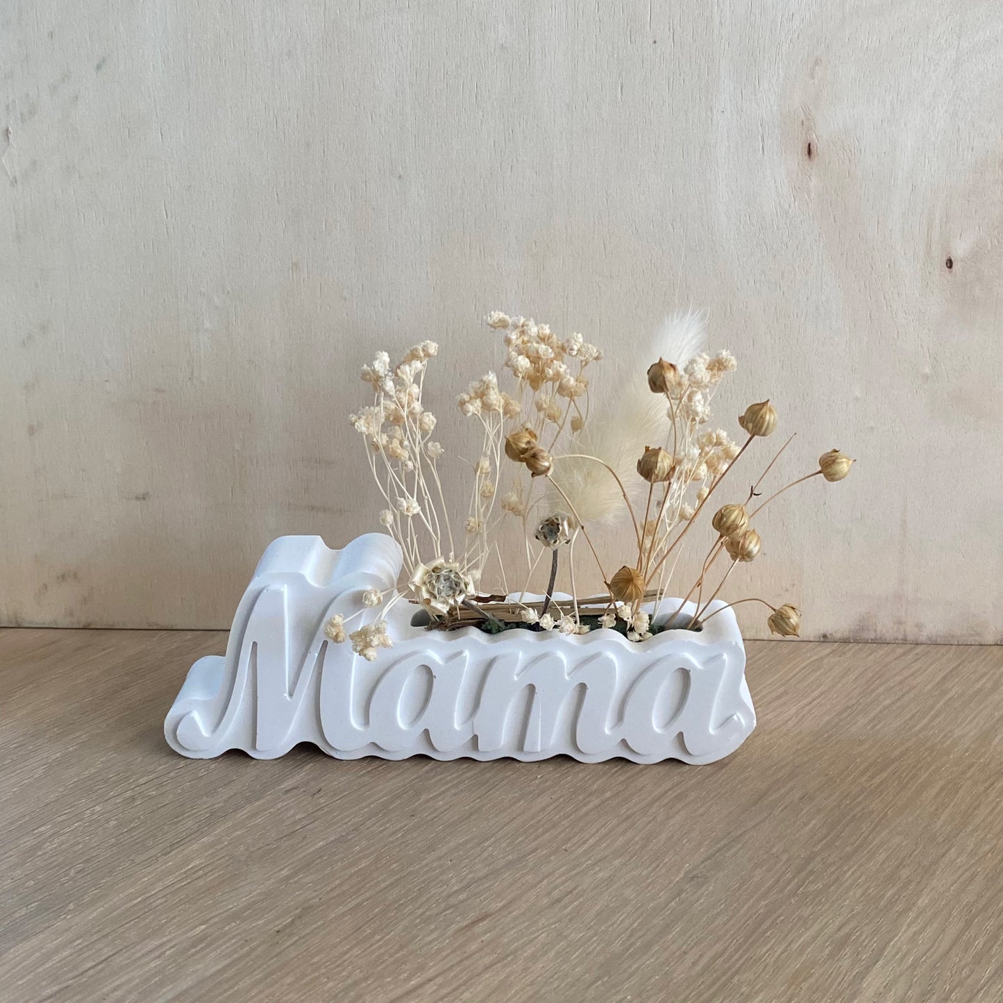 Porseleinen mama bloem decor – handgemaakt