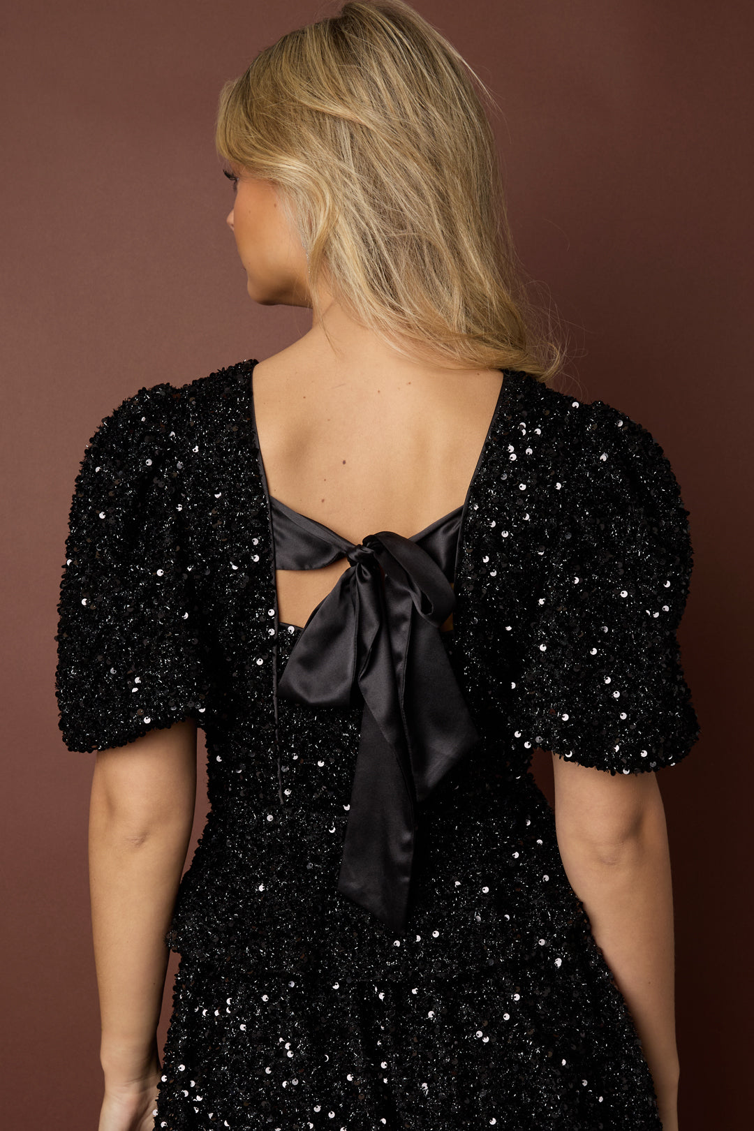 Korte Mouwen Tops Elegante Pailletten - Meerdere kleuren