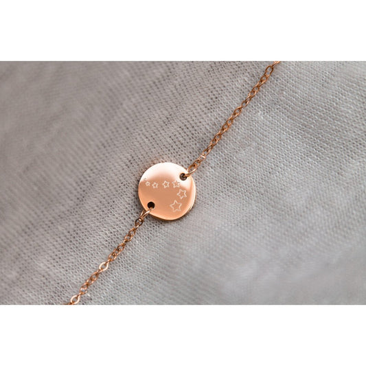 Armbandje Sterrenkindje Troostgeschenk - Rose Goud