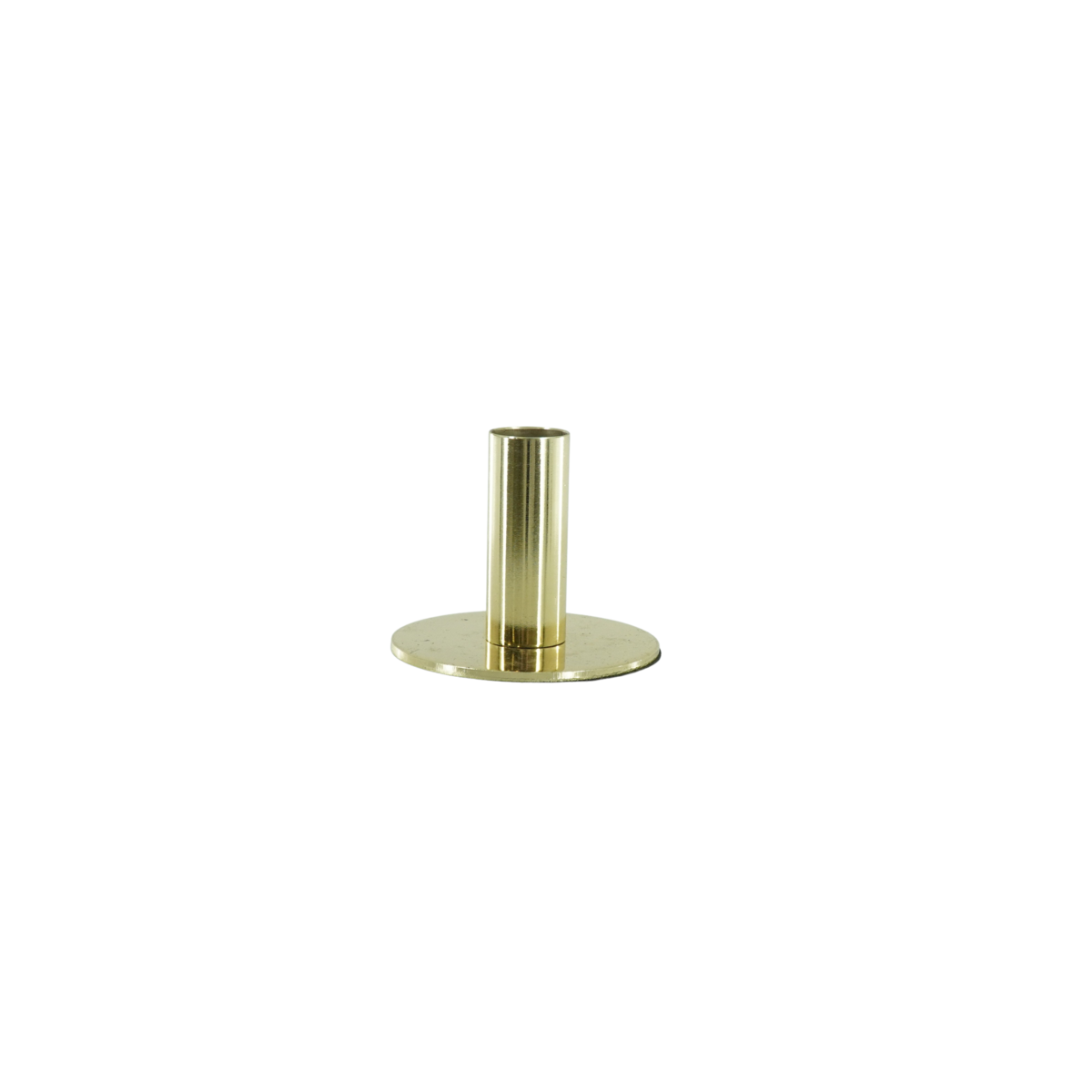 Kandelaar - metaal - goud - 8x8x6,5 cm